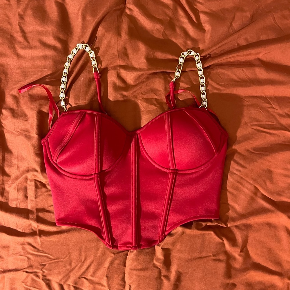 Red Corset Top
